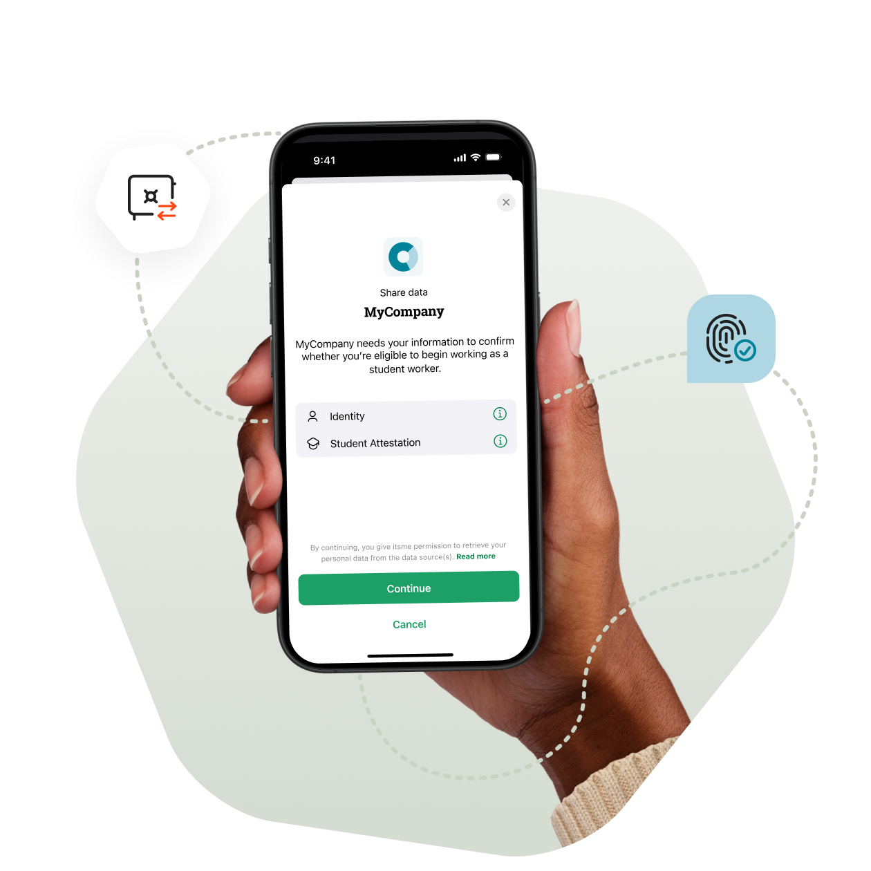 Service header=Data share