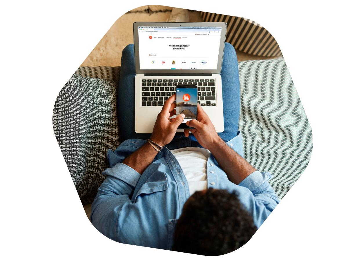 Digital buddy=Use itsme, Language=NL-1