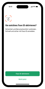 Step=11_activate faceID, Device=Phone, Language=DE