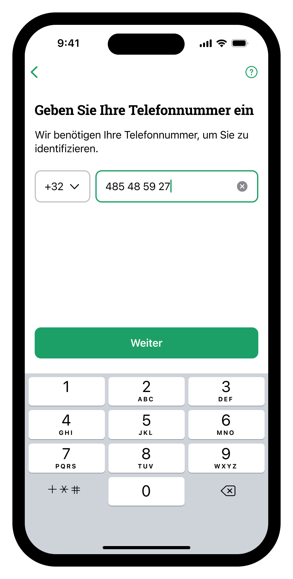 Step=2_phone nr, Device=Phone, Language=DE