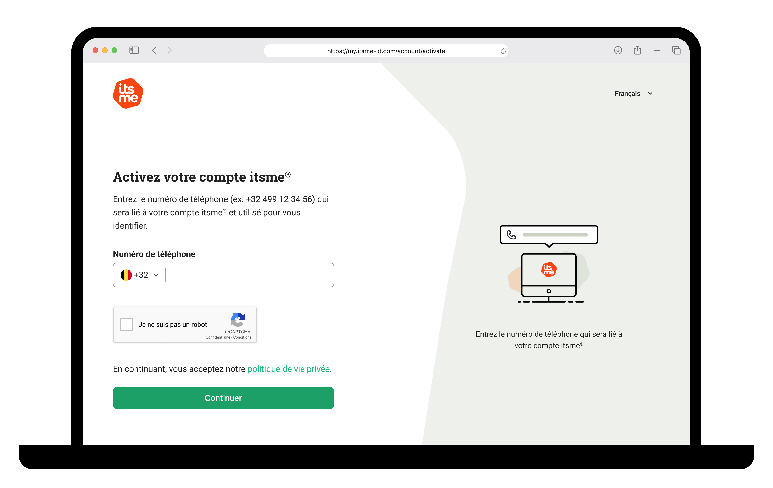 Step=3_phone nr, Device=Desktop, Language=FR