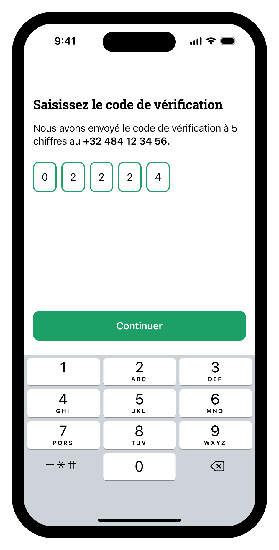 Step=8_enter verification code, Device=Phone, Language=FR