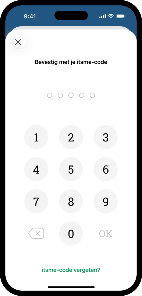 Itsme Code Identificeren met itsme