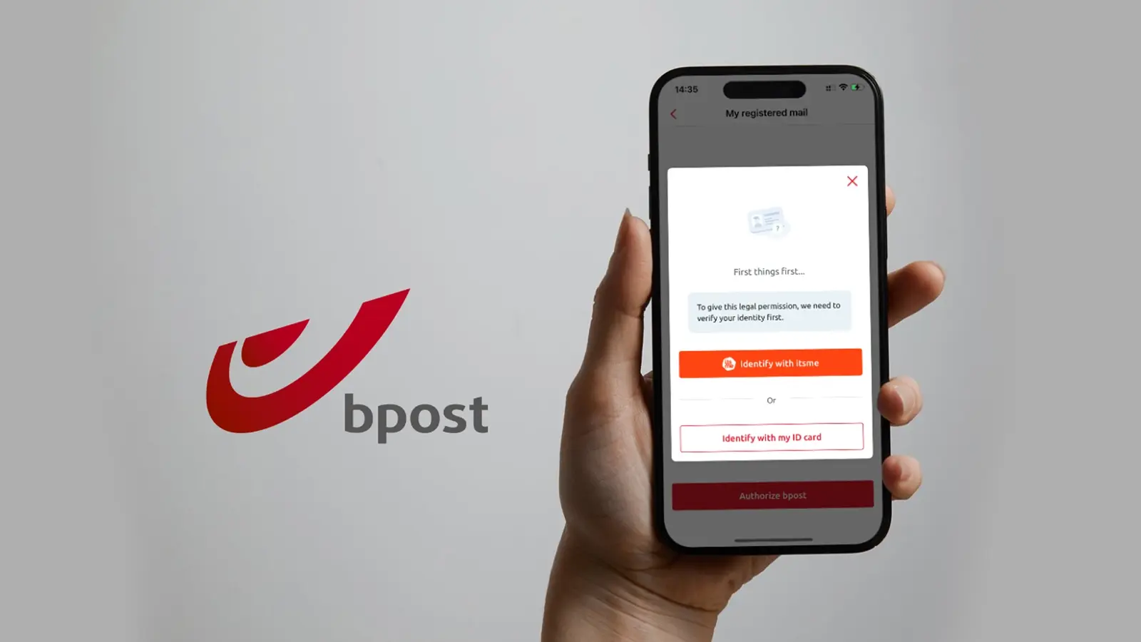 itsme® helps bpost to simplify sending and receiving registered mail